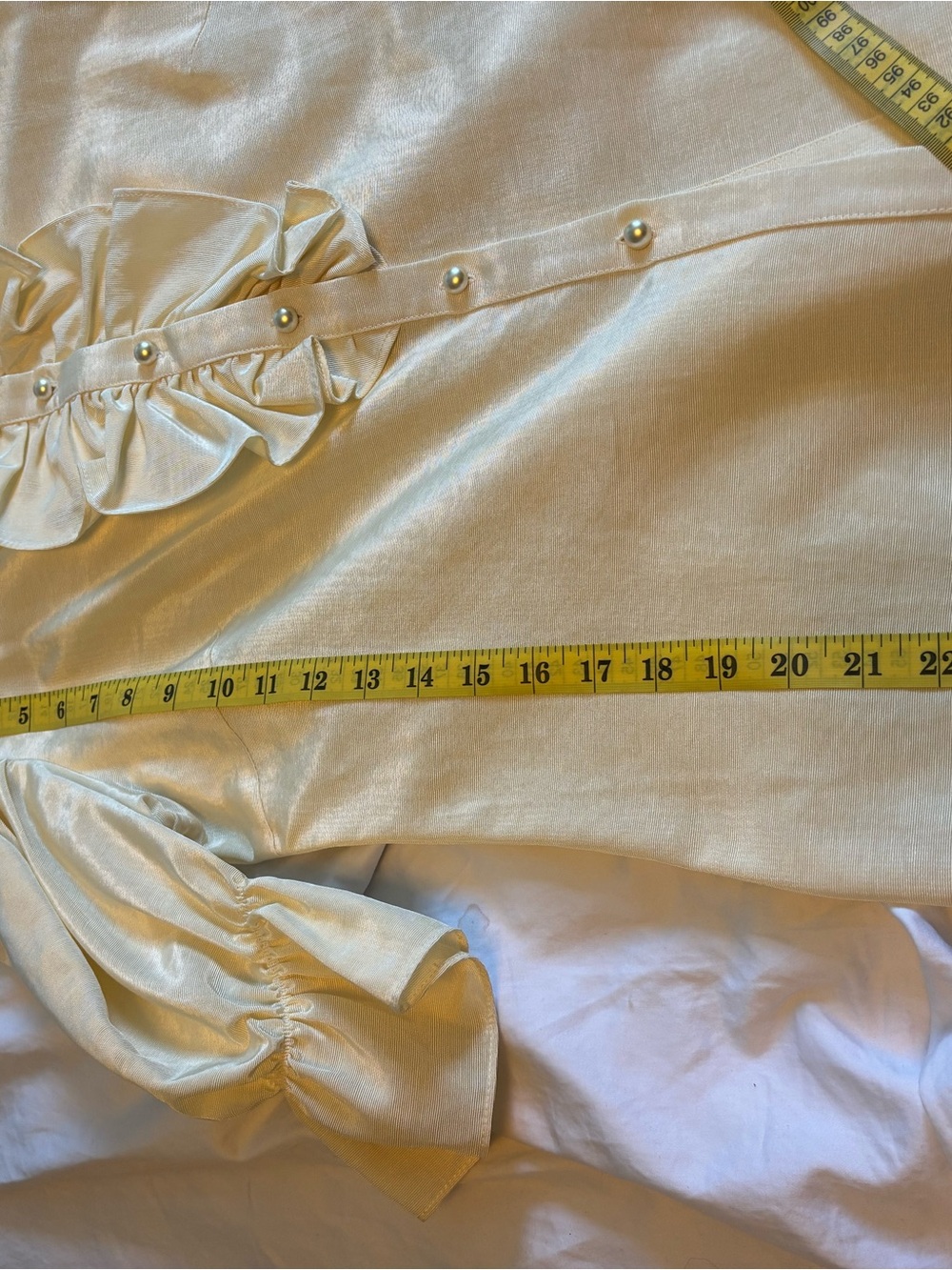 VGUC Batsheva Taffeta Lou Blouse US 12 - Picture 9 of 13
